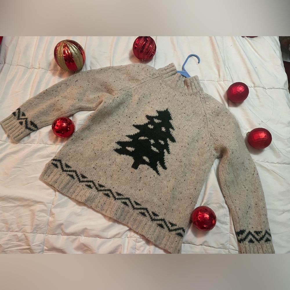 Vintage Eddie Bauer Wool Christmas holiday sweater